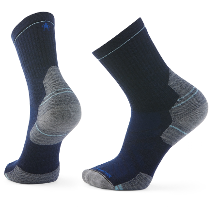 Calcetines Smartwool Hike Targeted Cushion Mid Crew Socks azul/gris DEEP NAVY