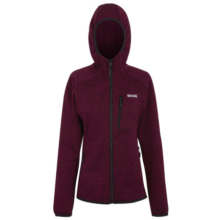 Sudadera de mujer Regatta Women’s Hooded Newhill rojo Dark Pimento