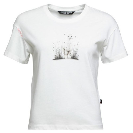 Camiseta de mujer Chillaz Leoben Alpaca Meadow blanco white