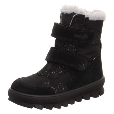 Botas de invierno para niños Superfit Flavia Schwarz/Silber negro/plata Schwarz/Silber