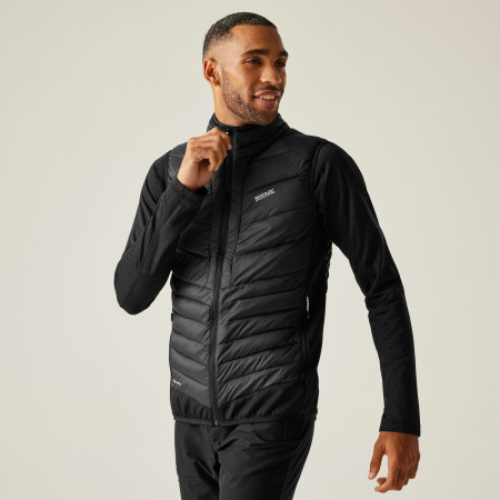 Chaleco de hombre Regatta Leedre Hybrid B/W