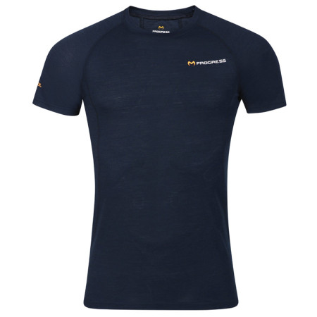 Camiseta funcional de hombre Progress MA NKR 125 negro/azul černo-modrá