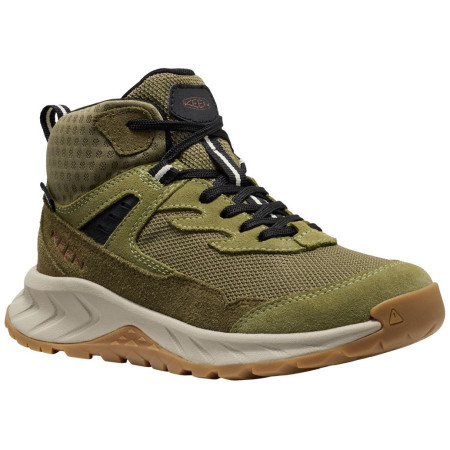 Calzado para niños Keen Hightrail Mid Wp Youth Dark Olive verde dark olive/martini olive