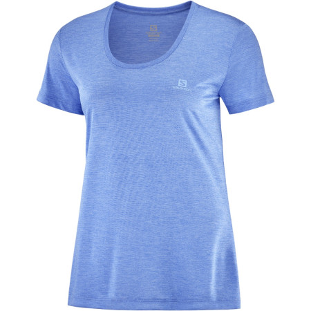 Camiseta de mujer Salomon Agile Ss Tee W azul Marina