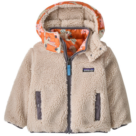Chaqueta para niños Patagonia Baby Reversible Tribbles Hoody - BNLM