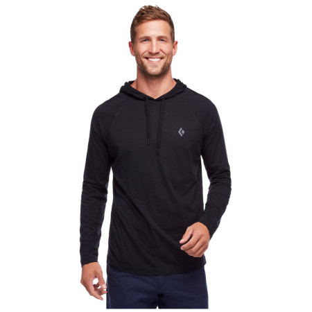 Sudadera de hombre Black Diamond Crag Hoody negro Black