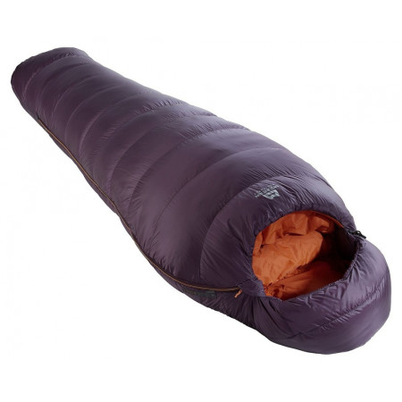 Saco de dormir de plumón Mountain Equipment Helium 400 Reg W violeta Blackberry
