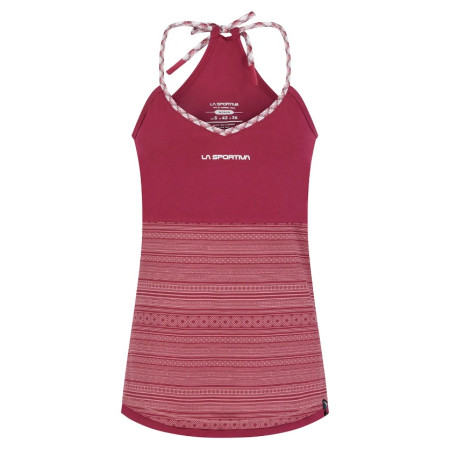 Camiseta sin mangas para mujer La Sportiva Dance Tank W rojo Red Plum