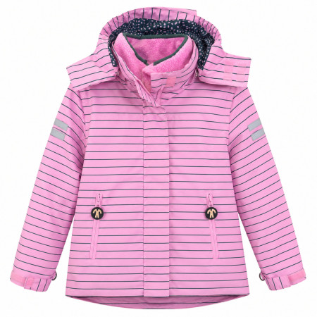 Chaqueta para niños DucKsday Detachable Fleece Jacket Em rosa Pink/Green