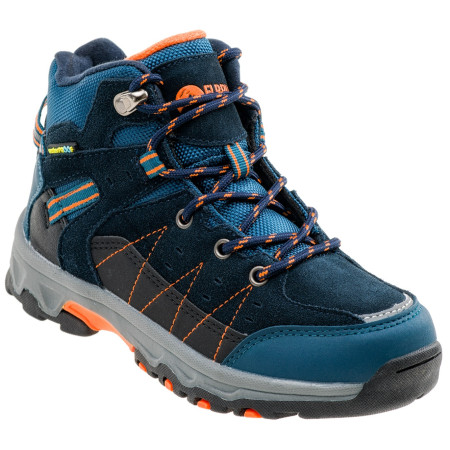 Calzado para niños Elbrus Penaz mid wp jr azul Navy/PeacockBlue/Black/Orange