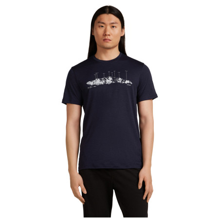 Camiseta de hombre Icebreaker Men Merino 150 Tech Lite SS Tee The Peaks