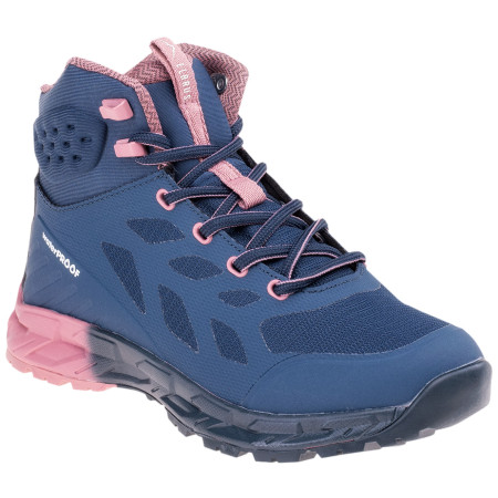 Calzado de senderismo para mujer Elbrus Elodio Mid WP Wo'S azul Midnight Navy/Ash Rose