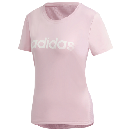 Camiseta de mujer Adidas W D2M LO TEE rosa Trupnk