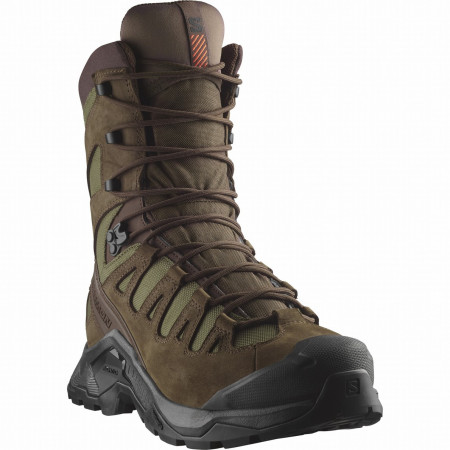 Calzado de hombre Salomon Quest Tracker High Gore-Tex marrón Earth Brown / Ranger Green / Black