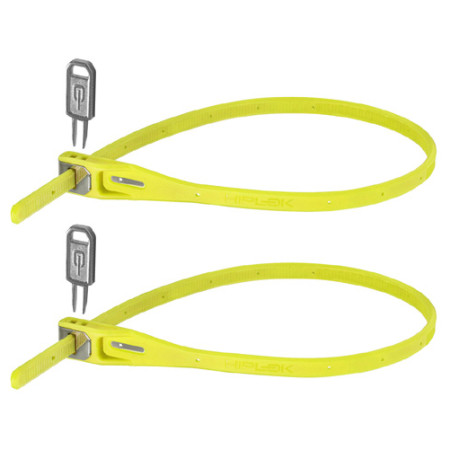 Candado de bicicleta Hiplok Z Lok Twin Pack amarillo Lime