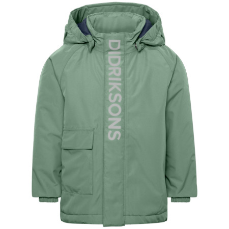 Chaqueta de invierno para niños Didriksons Talvi Kids Jkt 2 Dark Moss verde oscuro Dark Moss