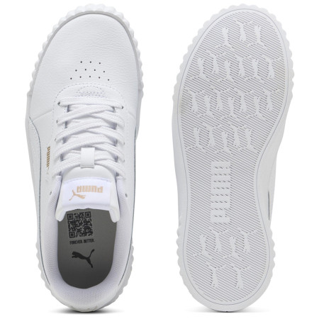 Calzado para niños Puma Carina 3.0 Jr White-Gold