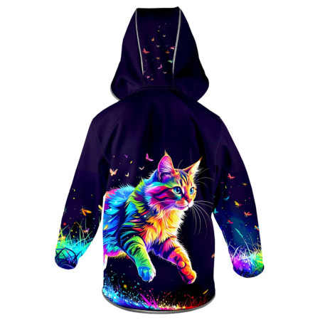 Chaqueta softshell para niños WAMU Dark Purple