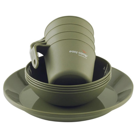 Vajilla Easy Camp Moss 4 Dine Set