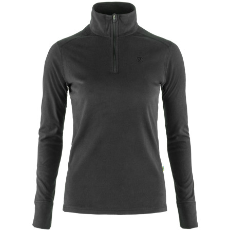 Sudadera de mujer Fjällräven Skare Half Zip gris oscuro Dark Grey