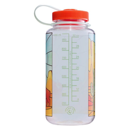 Botella Nalgene Wide Mouth 1l Clear Stained Glass
