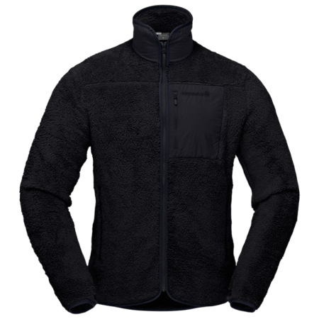 Sudadera de hombre Norrona femund warm3 Jacket negro Caviar Black