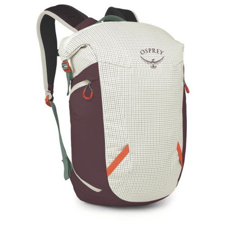 Mochila Osprey Transporter Zinch blanco/rojo mystery white/moody burgundy