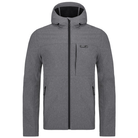 Chaqueta softshell de hombre Loap Luskan gris Lilac Gray Melange