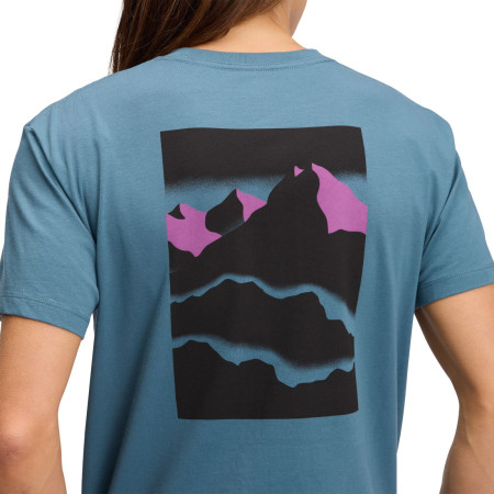 Camiseta de mujer Black Diamond W Mountainscape SS Tee