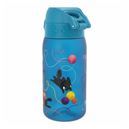 Botella para niños Ion8 Leak Proof Blue Cats 350ml