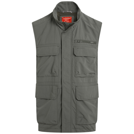 Chaleco de hombre Craghoppers NosiLife Adventure Gilet V gris DarkSage