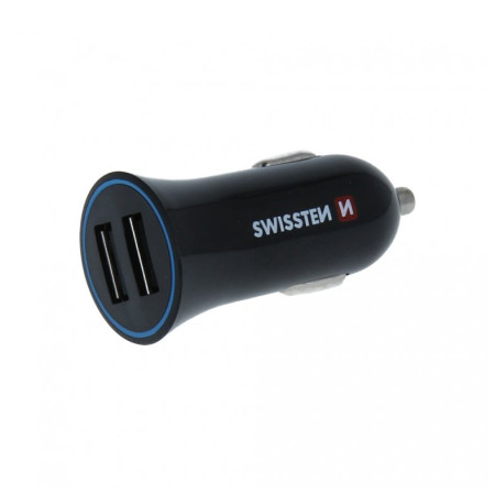 Adaptador para coche Swissten Car Charger + Lightning Cable