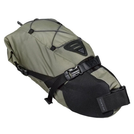 Alforja enrollable para sillín Topeak BackLoader, 10L verde zelená