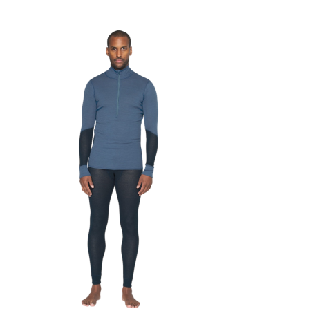 Camiseta funcional de hombre Devold Wool Mesh 190 Zip Neck Man