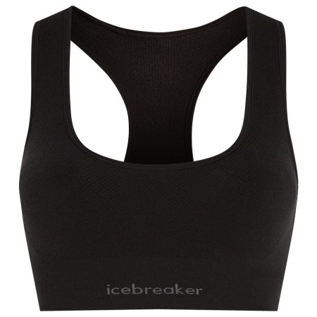 Sujetador Icebreaker Women Merino Blend 260 ZoneKnit™ Seamless Bra negro Black