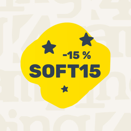 -15 % de DESCUENTO en toda la ropa mullida. Código SOFT15