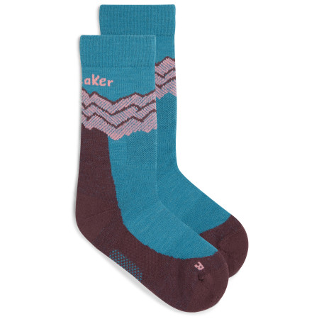 Calcetines de mujer Icebreaker Women Merino Hike+ Medium Crew Across the Peaks