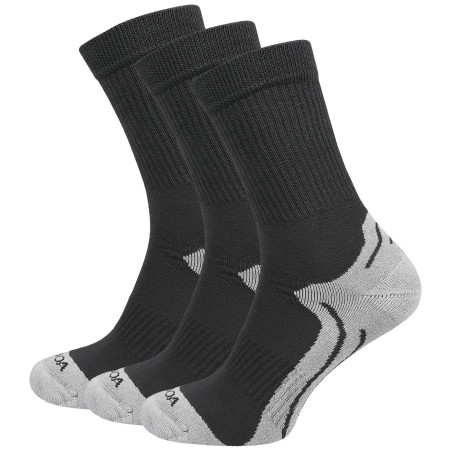 Calcetines MOOA Bamboo Active 3-pack gris Grey/Grey