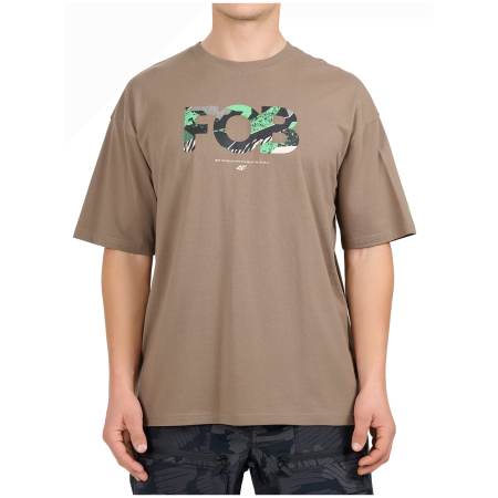Camiseta de hombre 4F Tshirt M3569 marrón claro Light Brown