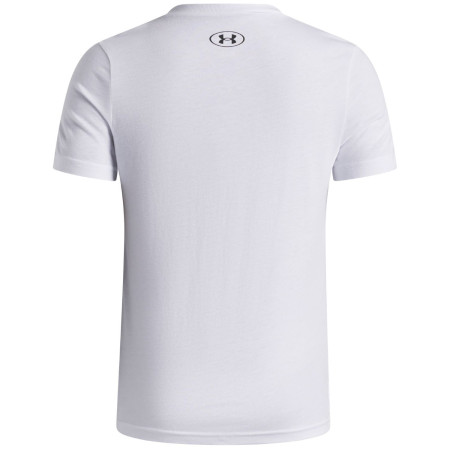 Camiseta funcional para niños Under Armour UA B Patch Pack Wm SS White