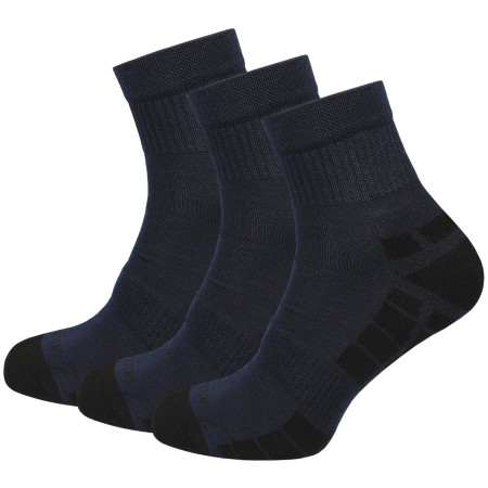 Calcetines MOOA Silver Bamboo Mid 3-pack azul/negro Blue/Black