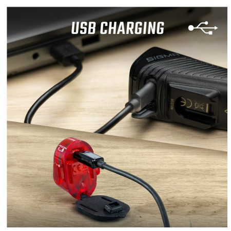 Luz delantera / trasera Sigma Buster 150 + Nugget II. Flash