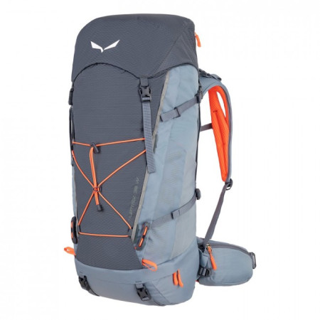 Mochila de mujer Salewa Alptrek 38 +5 Bp Ws gris/naranja OmbreBlue/Flintstone