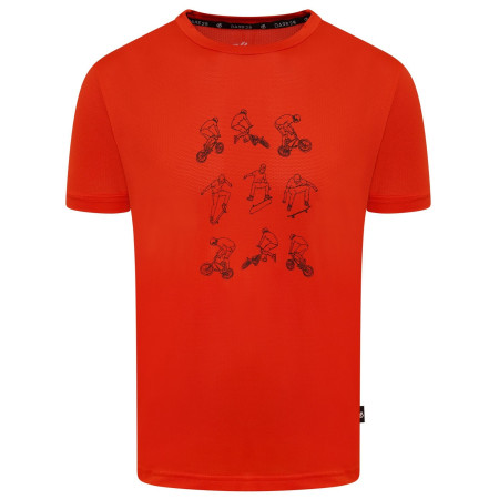 Camiseta para niños Dare 2b Rightful Tee naranja Burnt Salmon