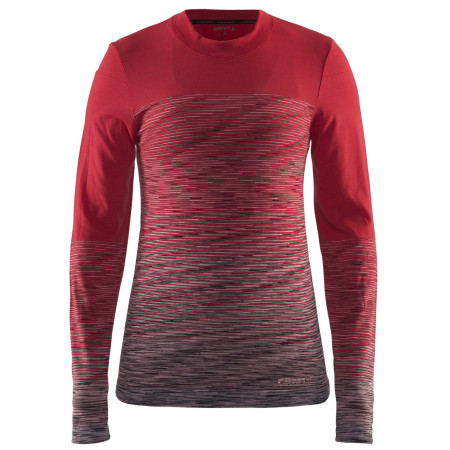 Camiseta funcional de mujer Craft Wool Comfort rojo