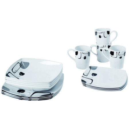 Vajilla Brunner Melamine Set Enigma