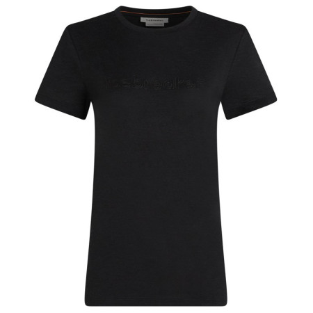 Camiseta funcional de mujer Icebreaker Women M 150 Tech Lite SS Tee IBStitchlin negro Black