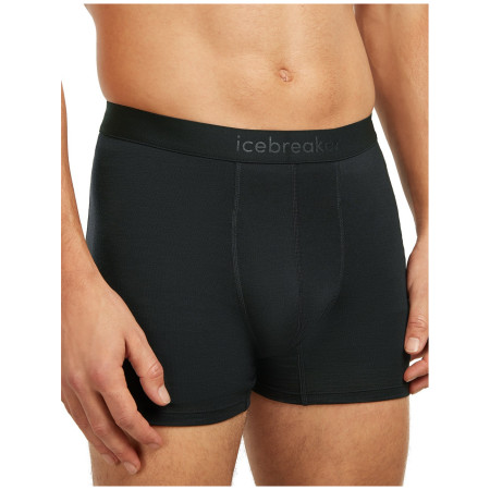 Calzoncillos bóxer funcionales para hombre Icebreaker Men Merino Blend 125 ZoneKnit™ Boxers negro Black