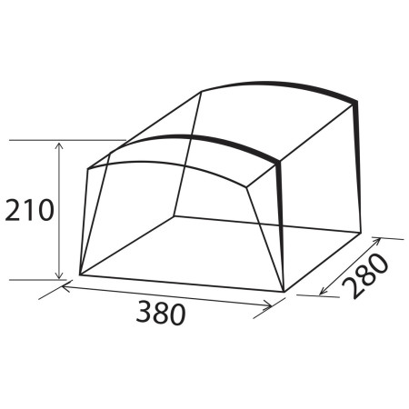 Juego de carpa de autocaravana/furgoneta Brunner Wise A.I.R. TECH