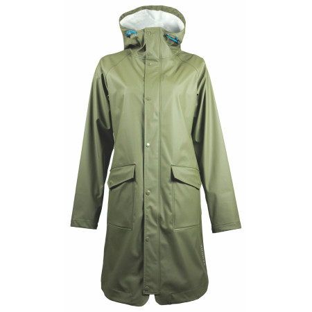 Abrigo de mujer Skhoop Ginger Rain Coat verde Olive